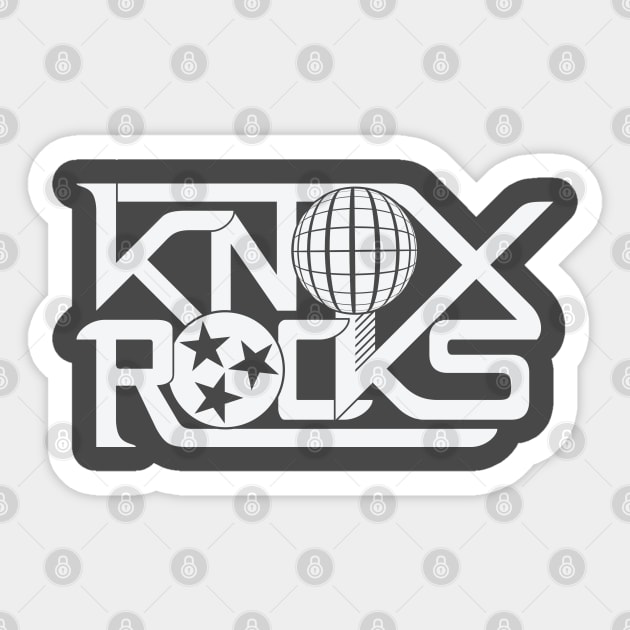 Knoxville Rocks Sticker by dhaniboi